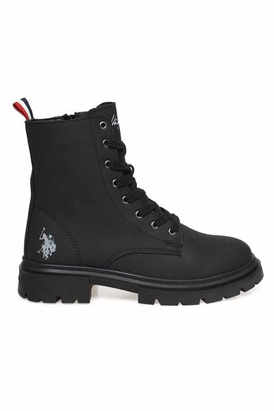 U.S. Polo Assn. Πόλο Ασν. Halles Μαύρες Γυναικείες Μπότες - 101184358 Σ