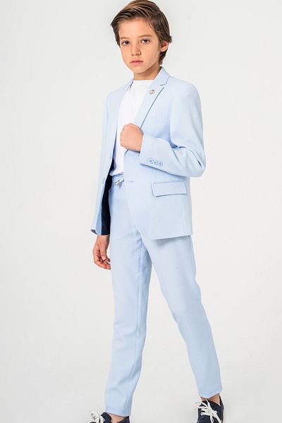 carino's kids Fiú Seersucker öltöny - Lycra