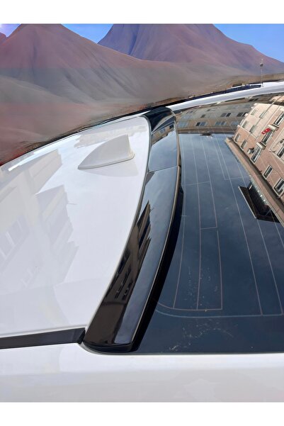 ÇAMKIRAN Honda Civic FC5 2016-2021 Uyumlu Parlak Siyah Plastik Cam Üstü Spoiler