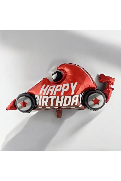 Behind party store Happy Birthday Formula Foil Balloon