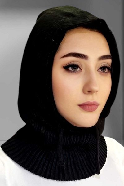 Trenderrs Balaclava Corded Knitwear Knitted Beanie Cap