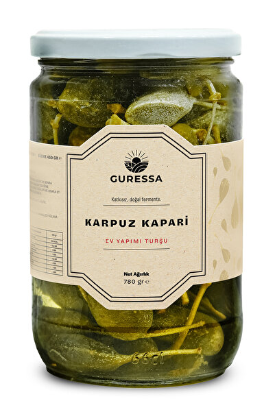 GURESSA Karpuz Kapari Turşusu 780 Gr Doğal Ev Yapımı