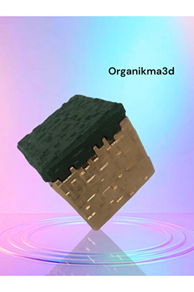 CNQR Minecraft Çim Blok Dekor Yeşil 11cm CNQRKGMF4795