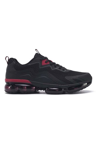 Kinetix Air Max πάνω από τα μαύρα κόκκινα παπούτσια για τρέξιμο