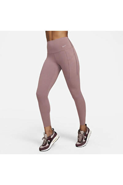 Nike Universa Medium-Support Середньої підтримки Висока талія 7/8 Кишені Кори...