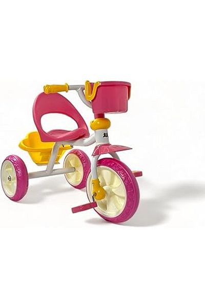 ALBADER Tricycle For Toddlers, Kids Trike For 2-6 Years with Doube Baskets, Kids Tricycle Rider