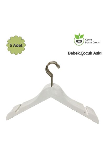 Genel Markalar Ahşap Görünümlü Plastik Çocuk Kıyafet Askıs , Bebek Elbise Askısı