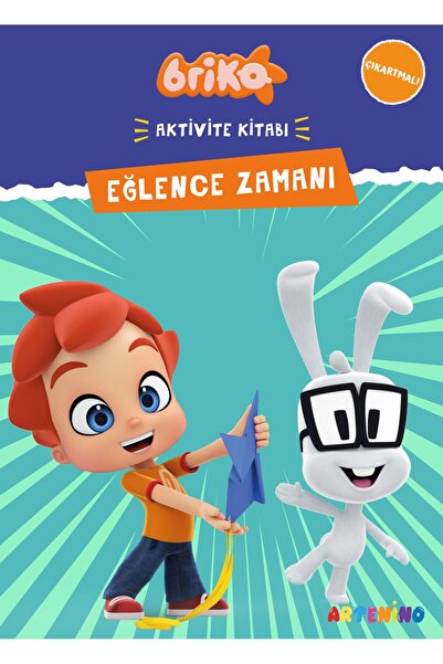 Artenino BRICO FUN TIME / سلسلة كتب الأنشطة مع الملصقات
