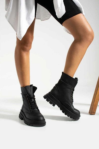 Hammer Jack Lenora Women's Black Boots - 455 2120 Model Shoes
