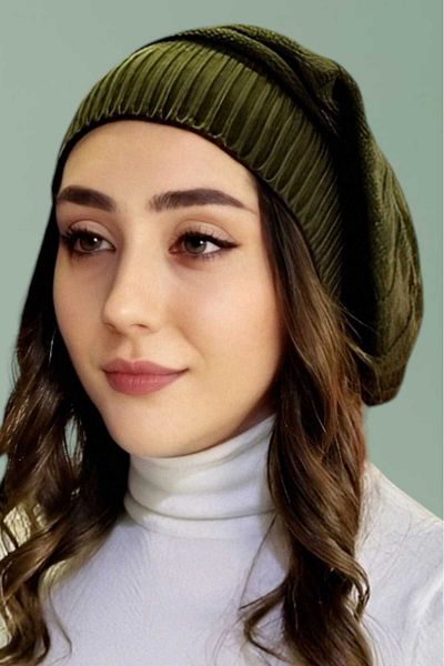 Trenderrs Women's Winter Knitwear Knitted Beanie and Neck Collar