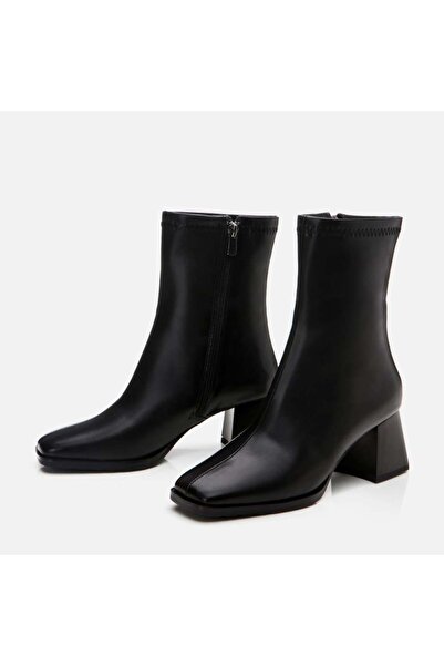 Yaya by Hotiç Siyah Kadın Topuklu Bot