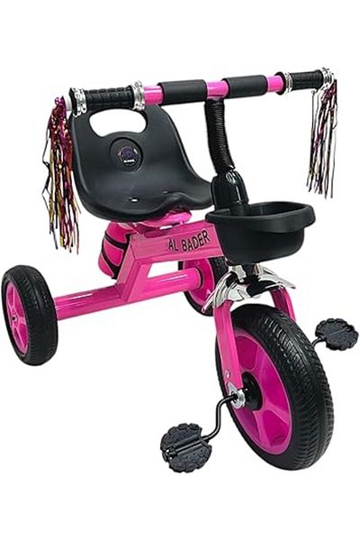 ALBADER Kids Balance Bike Kids Tricycles for 2-6 Years, 3 Wheel Bike With Rear Basket, Baby Tricycle
