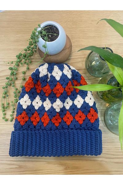 MODA EGE Women's Thick Hand Knitted Colored Beret