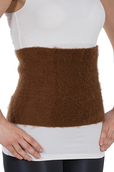 THE SEPT Sıcak Tutan Kışlık Deve Tüyü Yün Dizlik Bel Korsesi 2 li Set