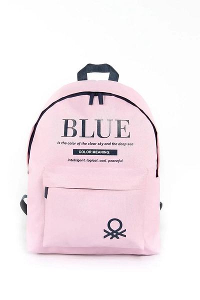 United Colors of Benetton . Rucsac imprimat cu logo iconic
