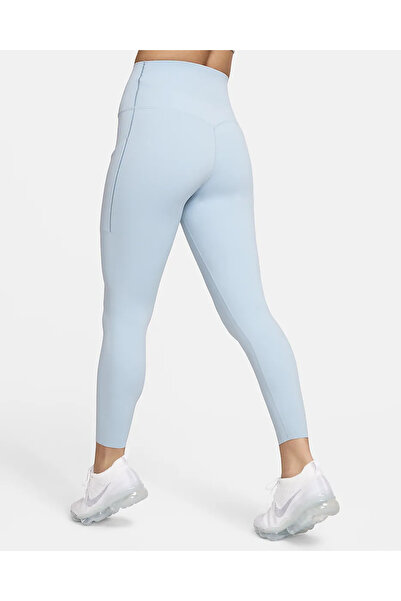 Nike Dri-Fit Universa Medium-Support High-Waisted Full-Length Training Orta Destekli Mavi Kadın Tayt
