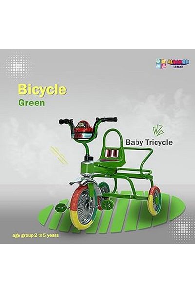ALBADER Tricycle for Kids With 2 Seats, Toddler Bike for 2-8 Years, Kids Tricycles Kids Balance Bike