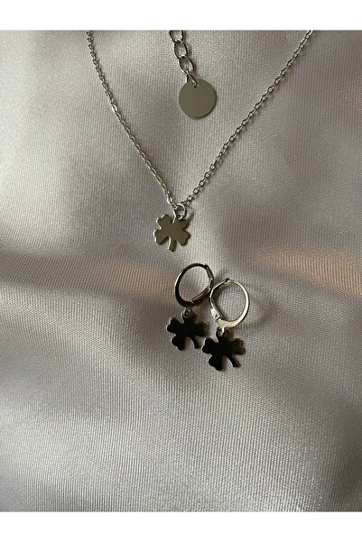 Parla İstanbul İnce Zincir Kolye & Küpe