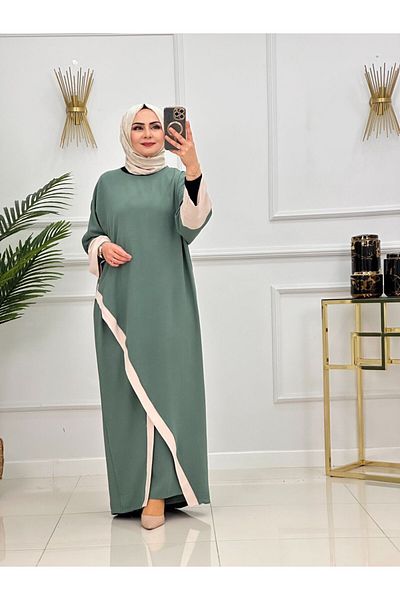 VALENS BOUTİQUE Γυναικείο Hijab 2^Li Σετ Τουνίκ & Παντελόνι
