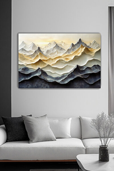 KanvasSepeti Summit Journey Платно за стена Декоративно пейзажно изкуство Дек...