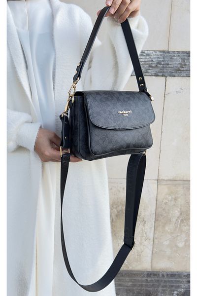 Cacharel Original Cacharel Paris Crossbody Bag Women's Compartment Shoulder and Crossbody Bag