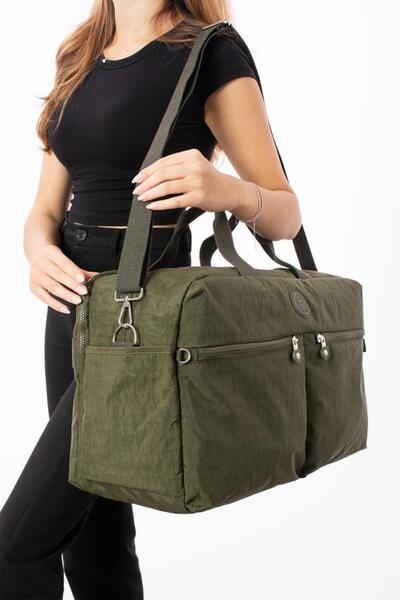 Baginn Seyehat Spor Çantası Kabin Boy Valiz 45*35 Cm Omuz ve Çapraz Askılı Hafif Klinkır Çanta Su İtici