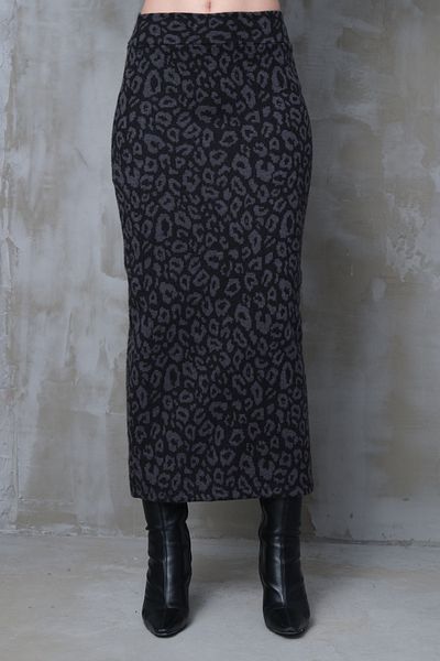madelion Smoked Leopard Print Long Recovery Corset - Thin Look Belt, Height96Cm