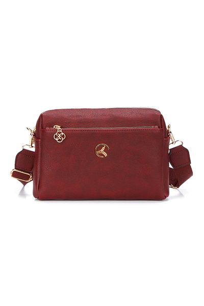 Adelina Bags Geantă de umăr zilnică din piele moale pentru femei, două piese