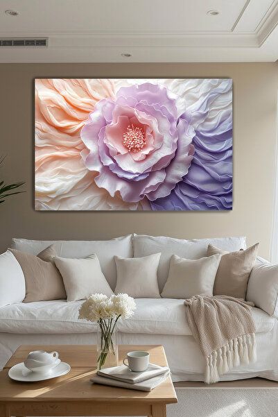 KanvasSepeti Lilac Dreams Canvas Wall Art Painting Decorative Stylish Hall Li...