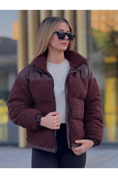 KINGAF ДАМСКО ПЛЮШЕНО ПАЛТО