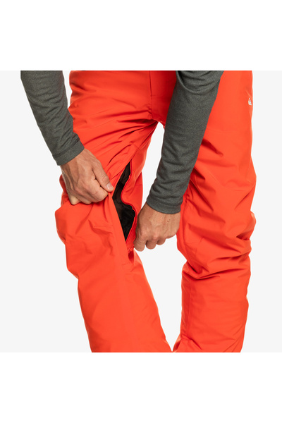 Quiksilver Estate Pt Men's Red Snowboard Pants Men's Snowboard Pants