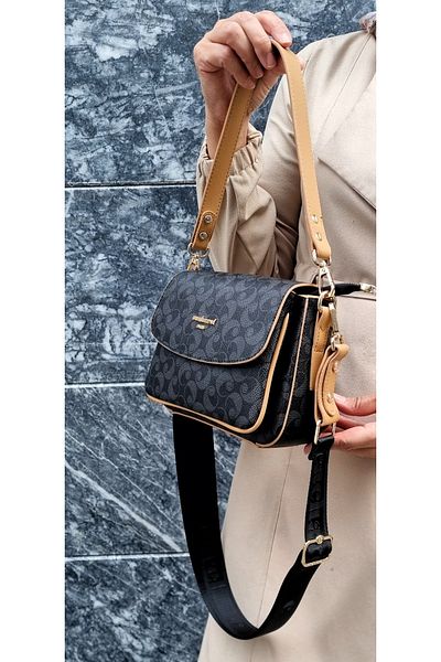 Cacharel Original Cacharel Paris Crossbody Bag Women's Compartment Shoulder and Crossbody Bag