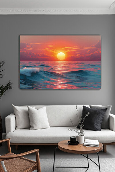 Arkeot Denizin Işıltısı Kanvas Duvar Tablosu - Deniz manzaralı tablo