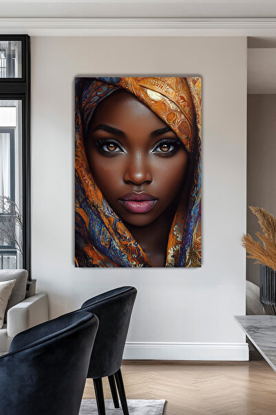 Arkeot Afrikalı Kadın Tablosu - Afrikalı Kadın Tablo