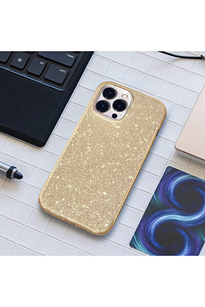 GRABONO Apple Iphone 12 / 12 Pro Kılıf Parlak Simli Muhteşem Görünüm, Sert Ve...