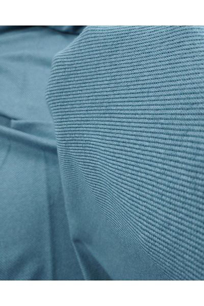 Kumaş Parça Tricotat jacquard în culoare albastră Lățime: 150