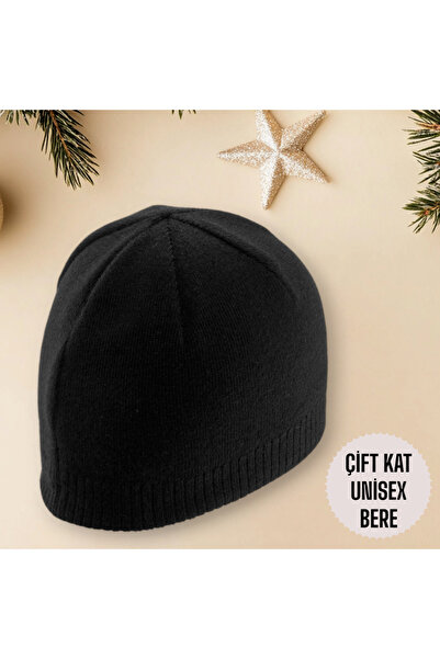 Algitsin O L A Căciulă unisex+culoare neagră+strat dublu+mucegai obișnuit+măr...