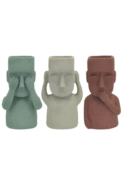 MIARIK DESIGN & DEKORASYON ÜÇLÜ GÖRMEDİM DUYMADIM BİLMİYORUM BÜYÜK ADAM SAKSI...