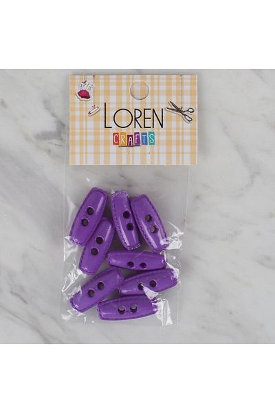 Hangora Loren Crafts Purple 8-Piece Shepherd Button - 90
