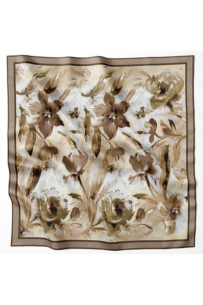 Armine 2023/2024 Autumn Winter Silk Scarf - 9018D-52 - Tivil