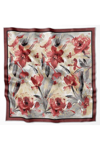 Armine 2023/2024 Autumn Winter Silk Scarf - 9018D-51 - Tivil