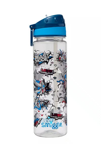 SMIGGLE Dinosaur and Game Console Detailed Water Bottle 650 ml