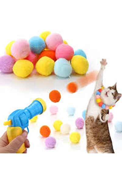 Store Plush Ball Throwing Interactive Cat Toy