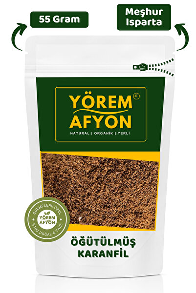 Gülçehre Isparta Yöresinden Keskin Kokulu Yağlı Öğütülmüş Toz Karanfil {syzygium Aromaticum} | 55gr.