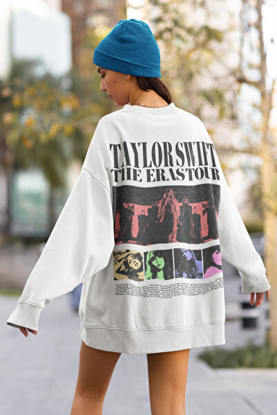 SEVBANO Taylor Swift The Eras Tour Pisan Unisex Oversize kroj Pevačka majica