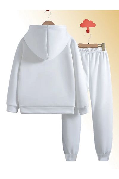 MODA Girl'S, Unicorn Patterned Tracksuit Set, Cotton, Quality, Special and Domestic Production