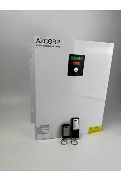 AZCORP Kepenk Güç Kaynağı Ups 1700watt Tek Kepenk Ve 2 Kumandalı Tüp motor ya...