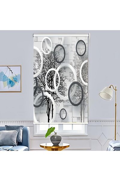 COOYA Blackout Roller Blind,Cartoon Pattern,Heat and UV Protection,Suitable for Bedroom,150cmx200cm