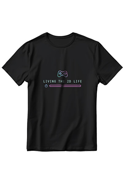 EZG Business Μπλουζάκι 2D Life Model Printed Oversize Unisex από 100% βαμβάκι...