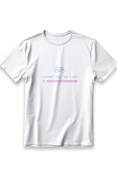 EZG Business Μπλουζάκι 2D Life Model Printed Oversize Unisex από 100% βαμβάκι...